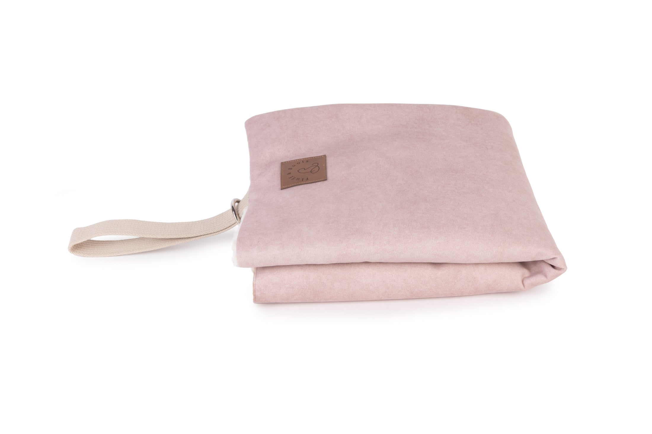 Portable Lounge Mat Fluff and Boots (Rose Quartz)