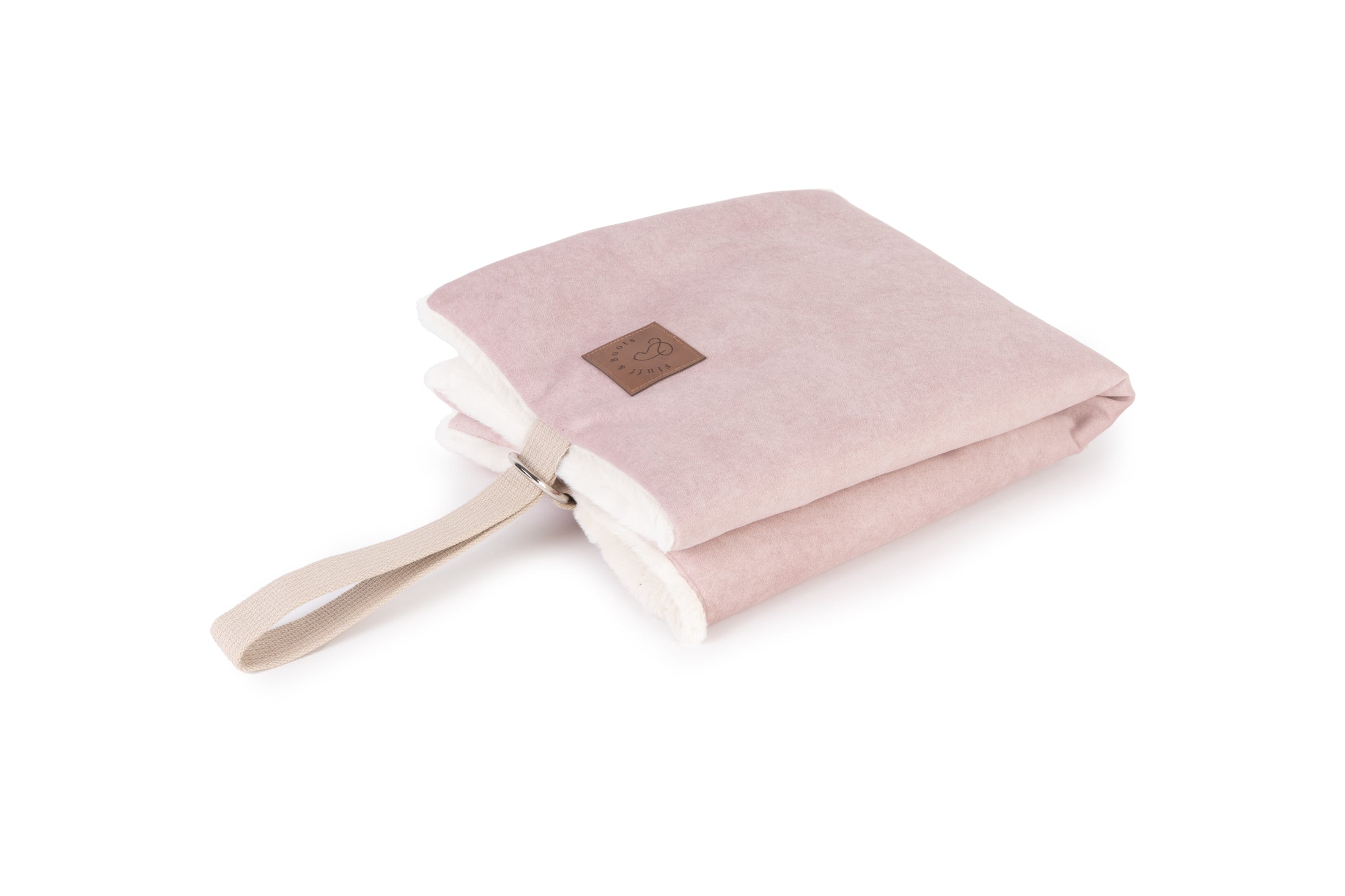 Portable Lounge Mat Fluff and Boots (Rose Quartz)